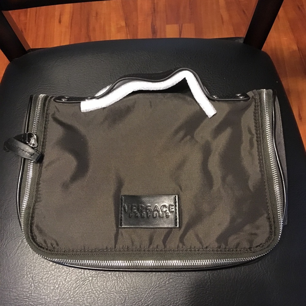 Versace toiletries travel case.